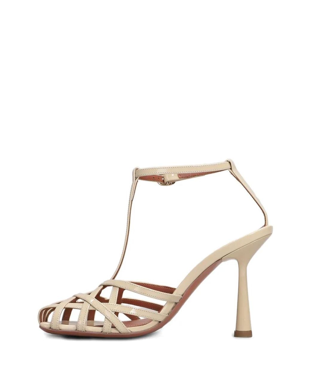 Castagna Natural 100Mm Lidia Sandals