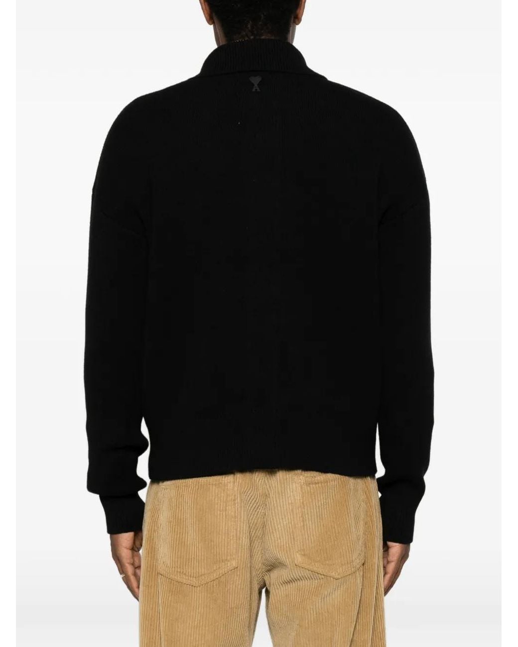 AMI Pullover Mit Rollkragen in Black für Herren