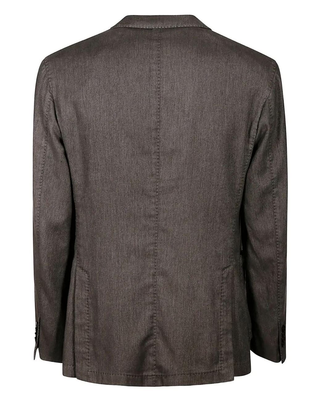 Boglioli Black Buttoned Jacket for men