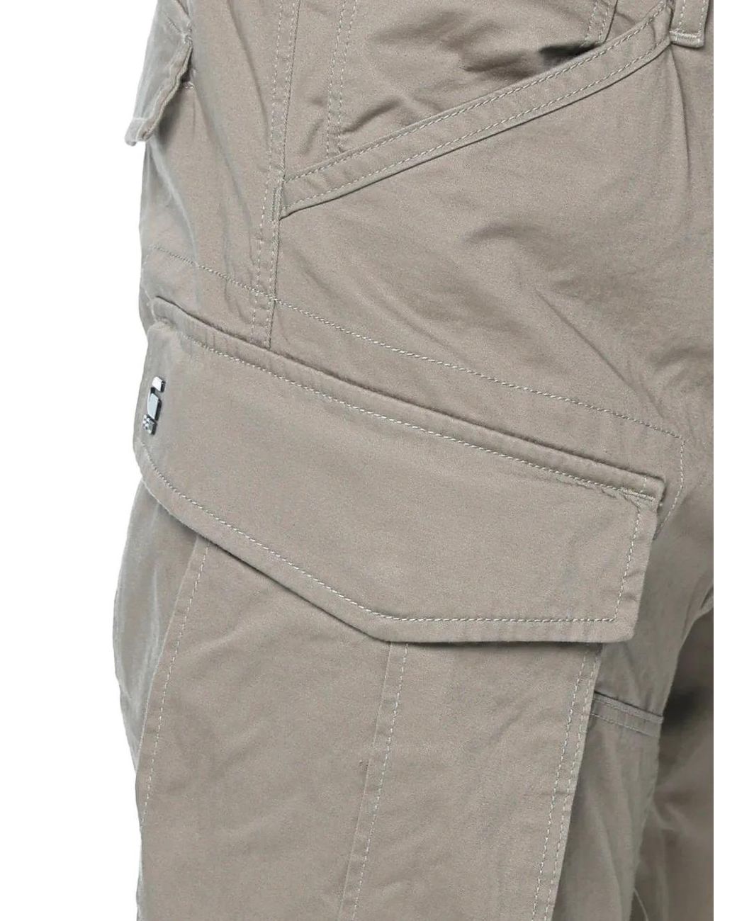 G-Star Gray Rovic Cargo Pants for men