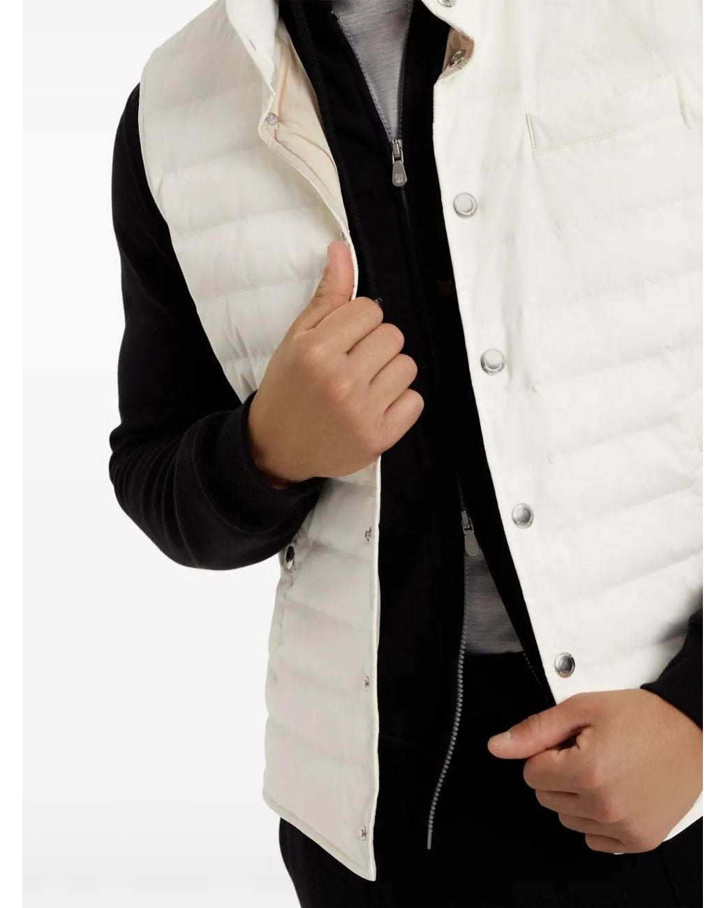 Brunello Cucinelli White Coats & Jackets for men