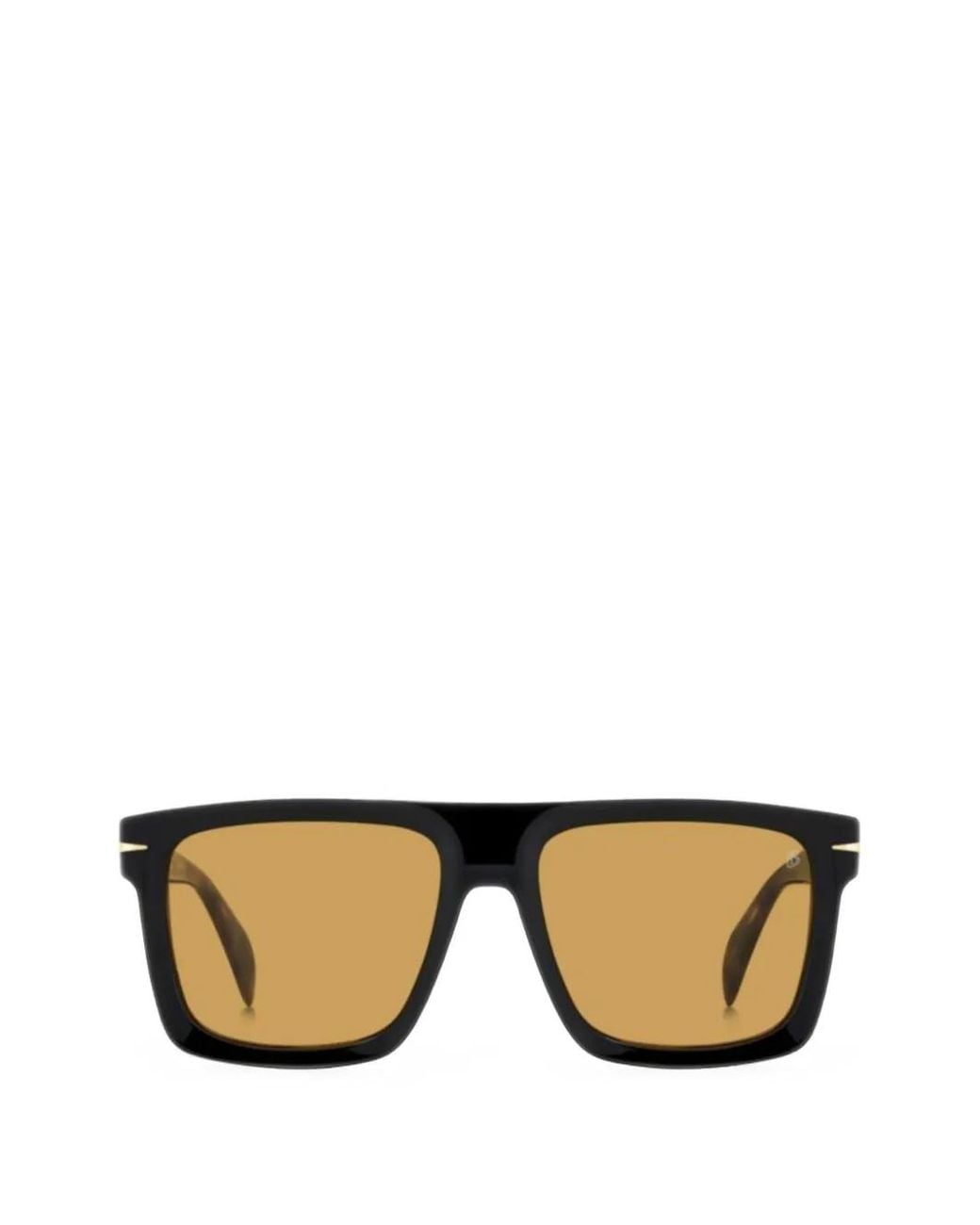 David Beckham Black Db 7134/S Square-Frame Sunglasses for men