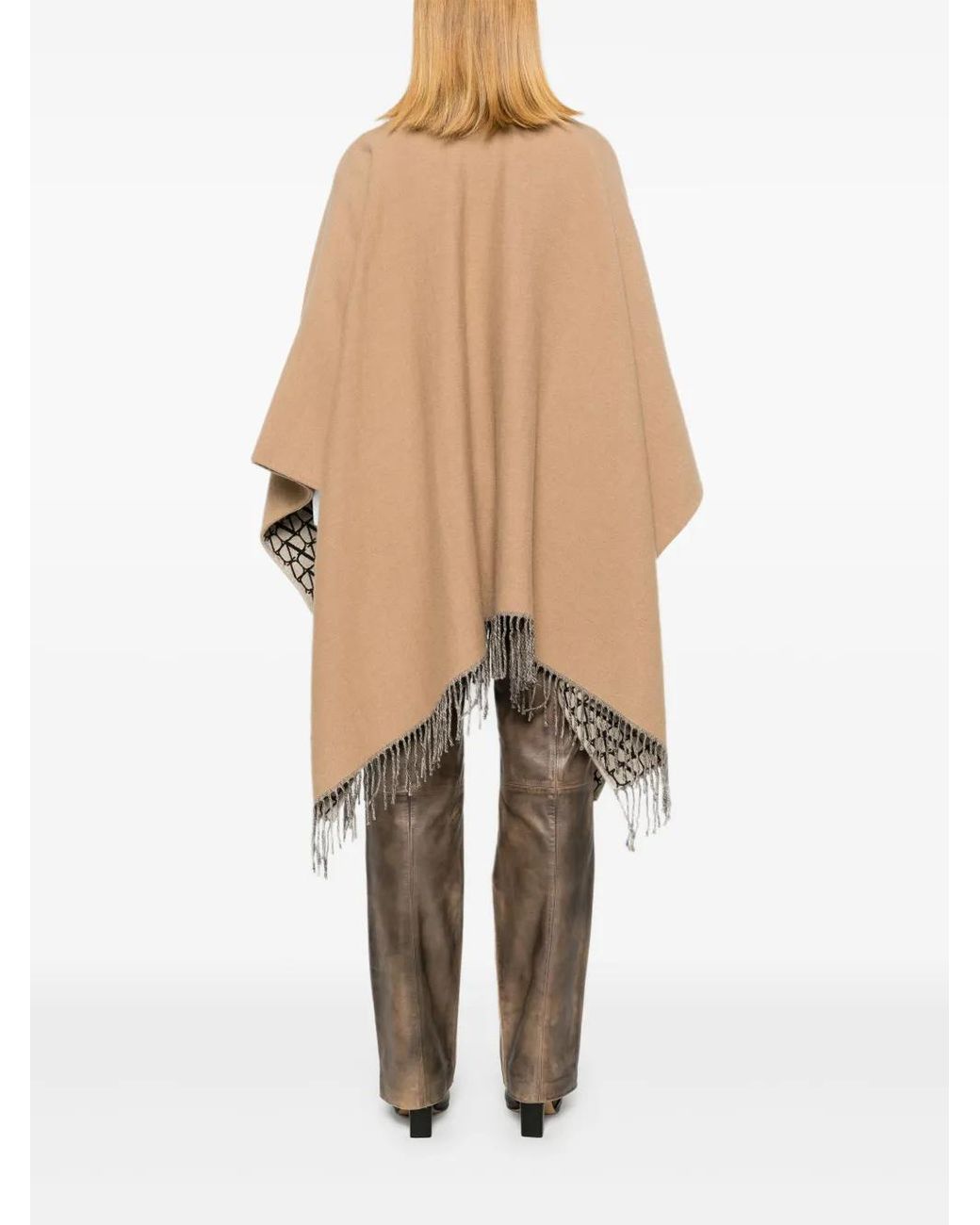 Valentino Garavani Natural Toile Iconographe Cape