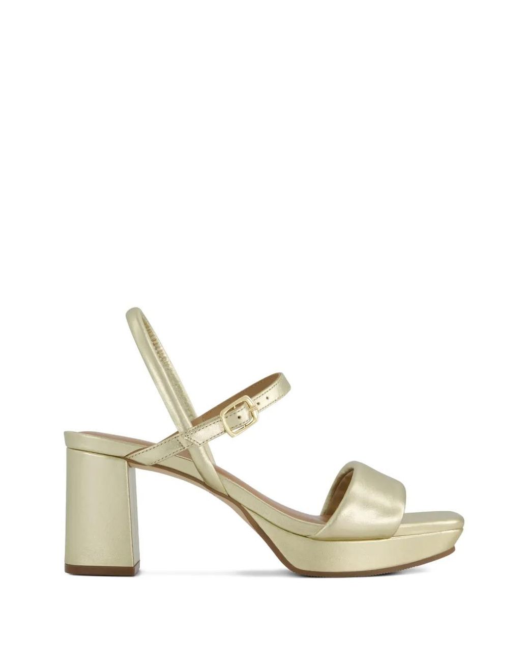 Bernardo Metallic Canto Leather Sandals