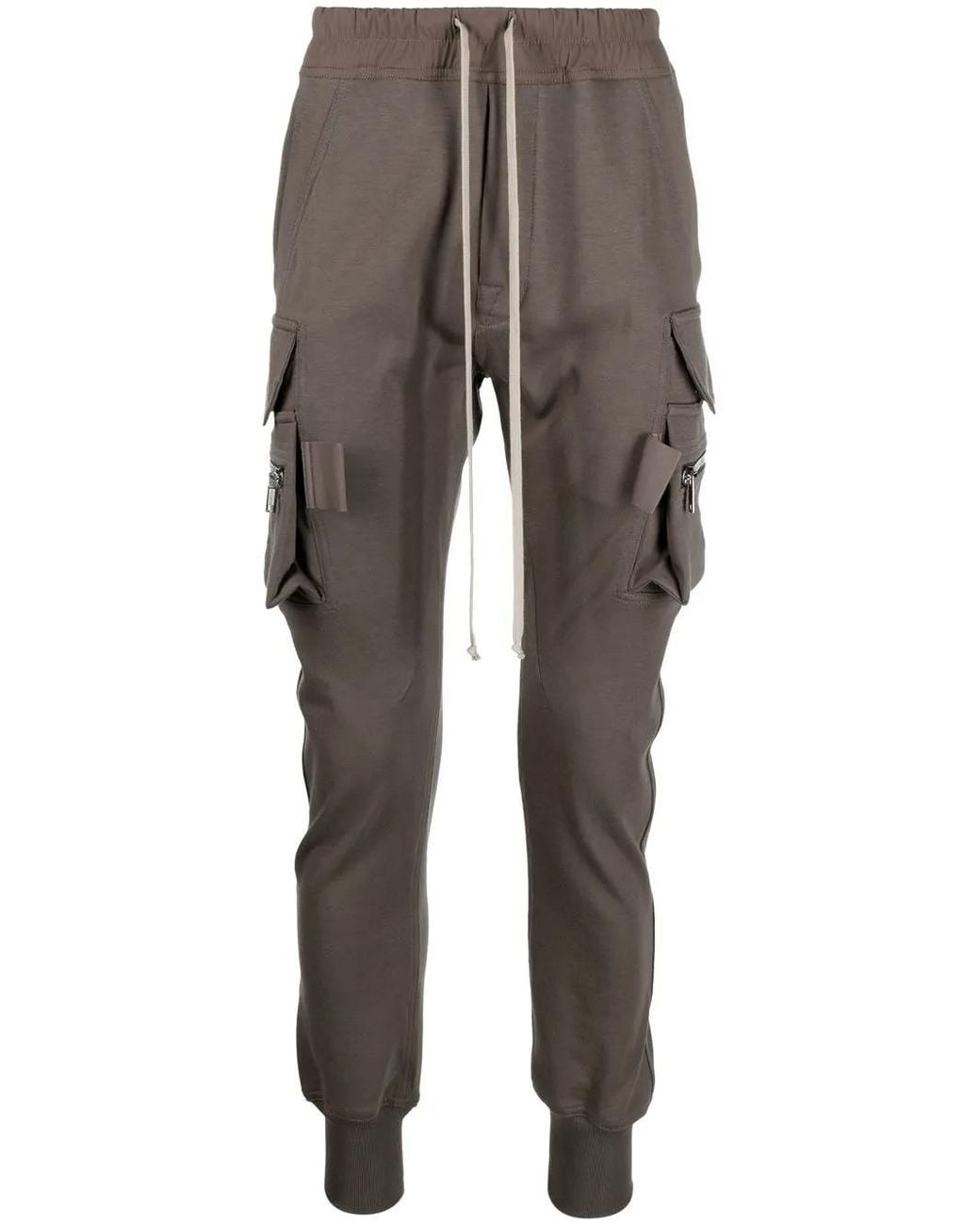 Rick Owens Gray Mastodon Cargo Trousers for men