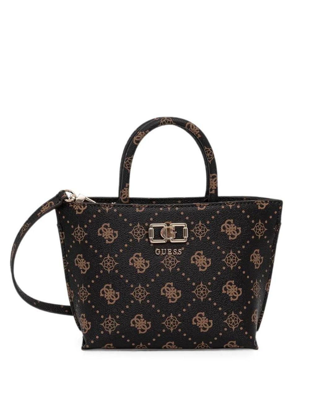Guess Black Emelie Logo Tote Bag