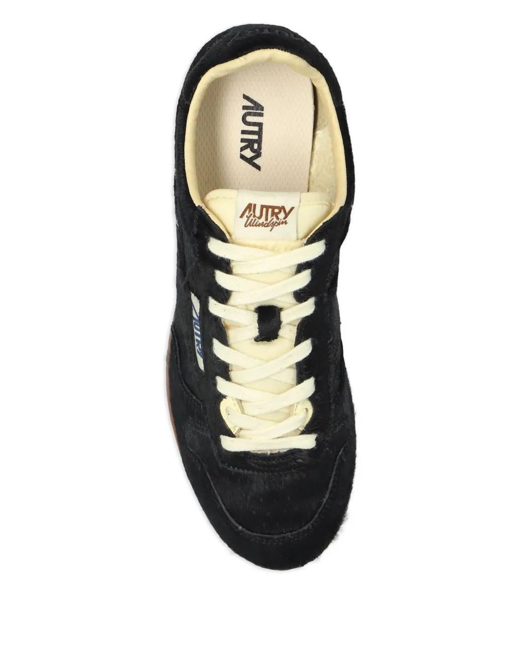 Autry Black Windspin Leather Sneakers