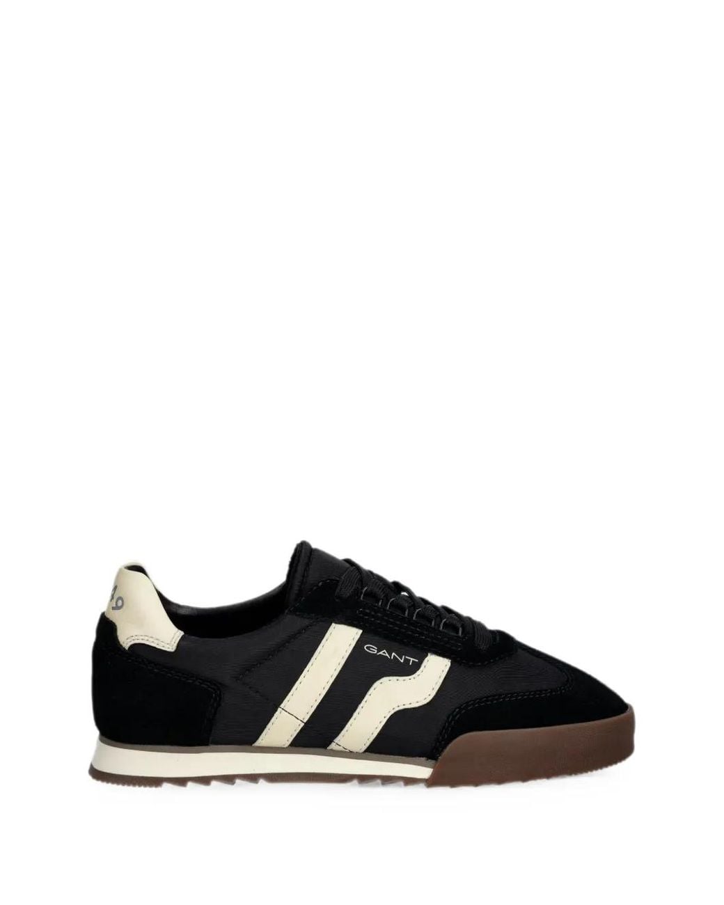 Gant Black Baskets Baylle À Empiècements En Daim for men