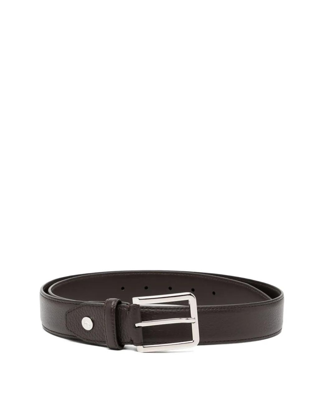 Brioni White Square Belt for men