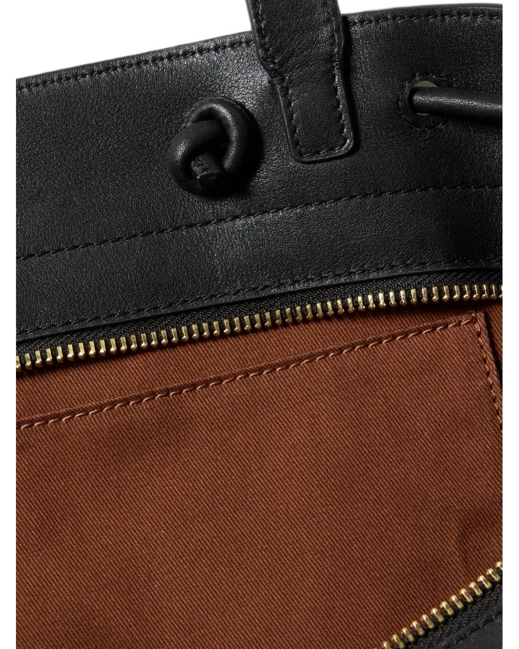 Claudie Pierlot Black Soft Smooth Leather Tote Bag