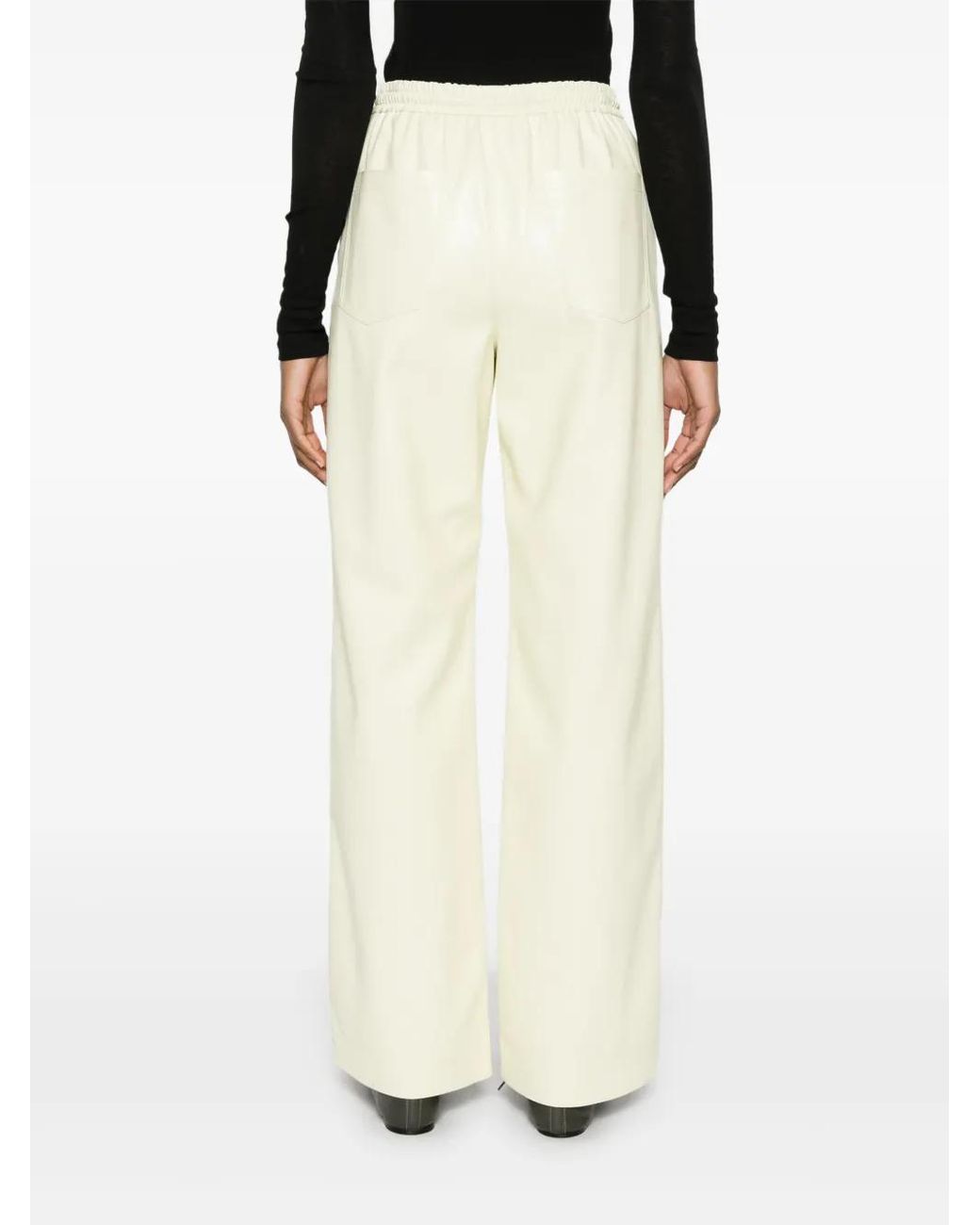 Nanushka White Calie Trousers