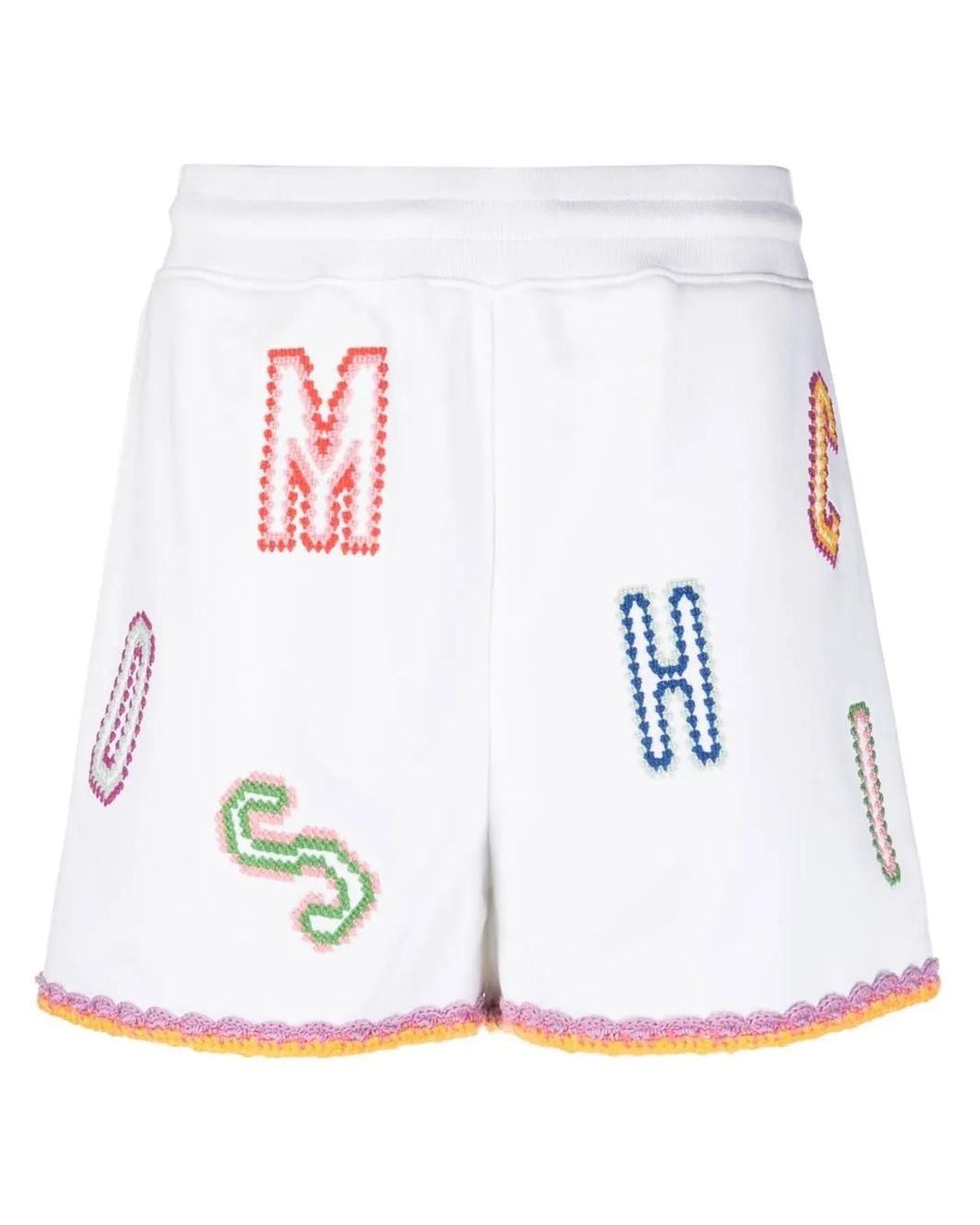 Moschino White Bermuda Shorts
