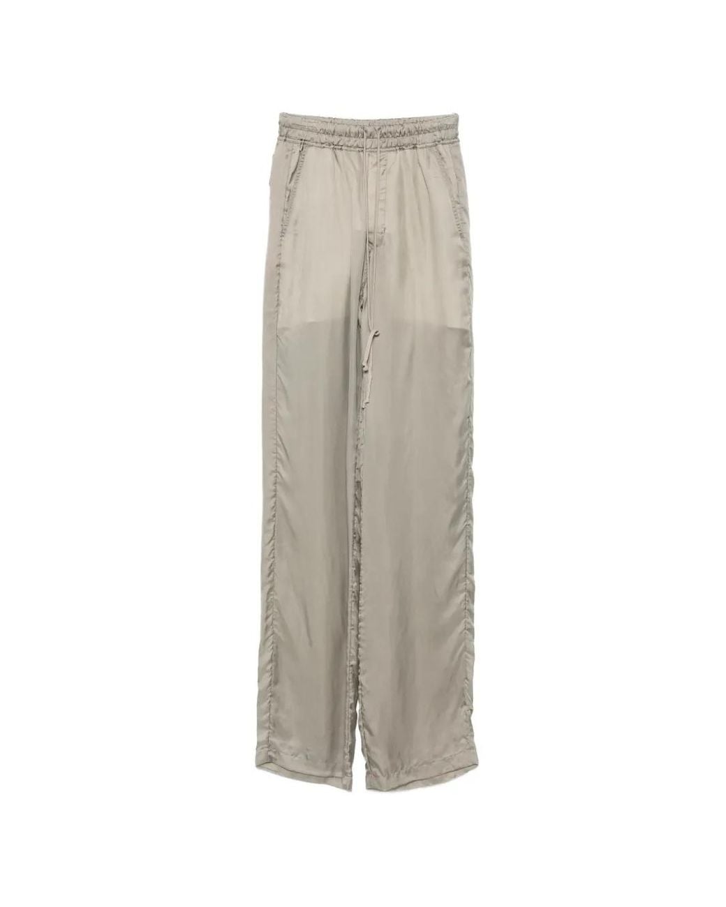 Rick Owens White Tower Dietrich Drawstring Pants for men