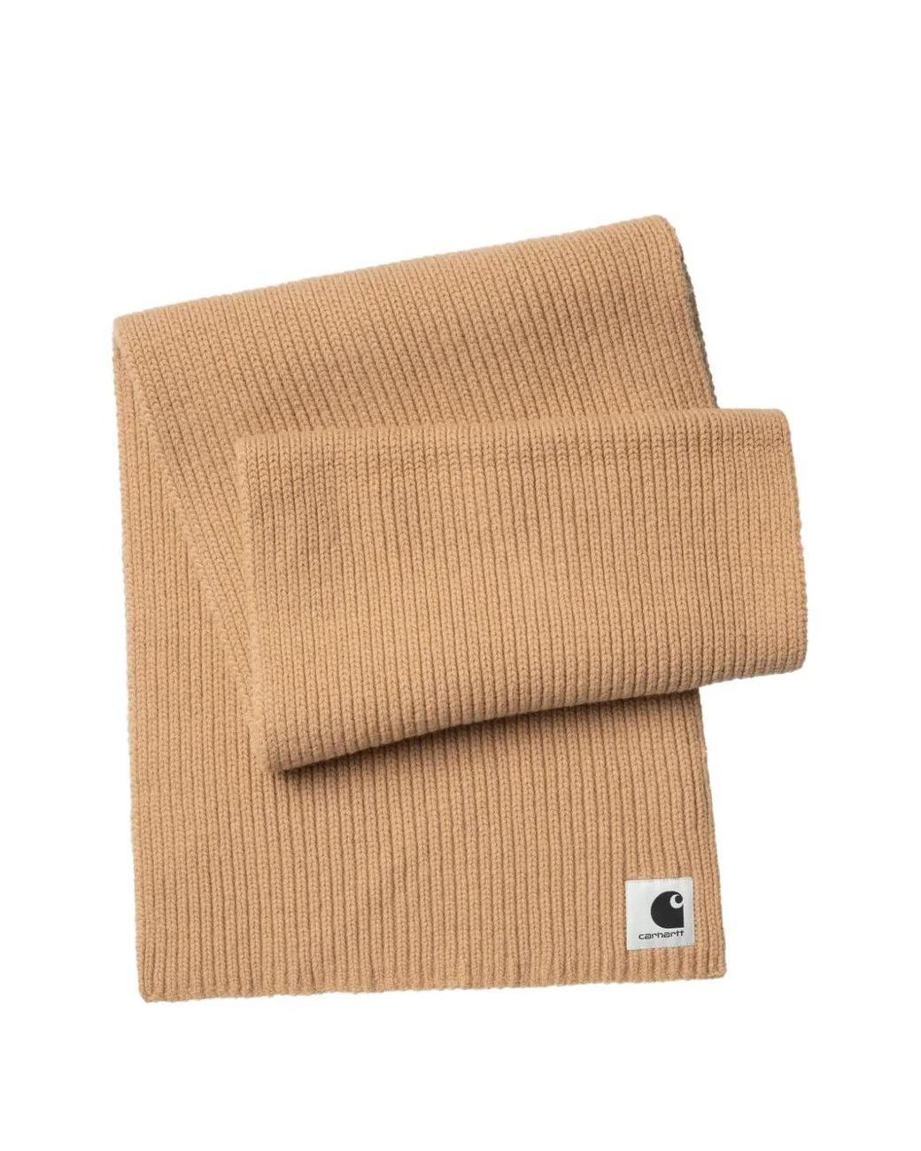 Carhartt Natural Mira Ribbed-Knit Scarf