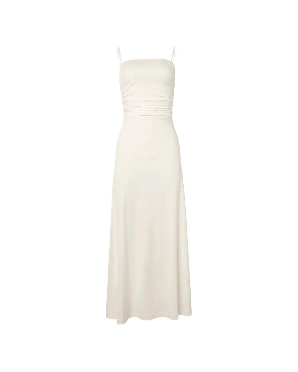 Wolford White Summer Flow Spaghetti-Strap Maxi Dress