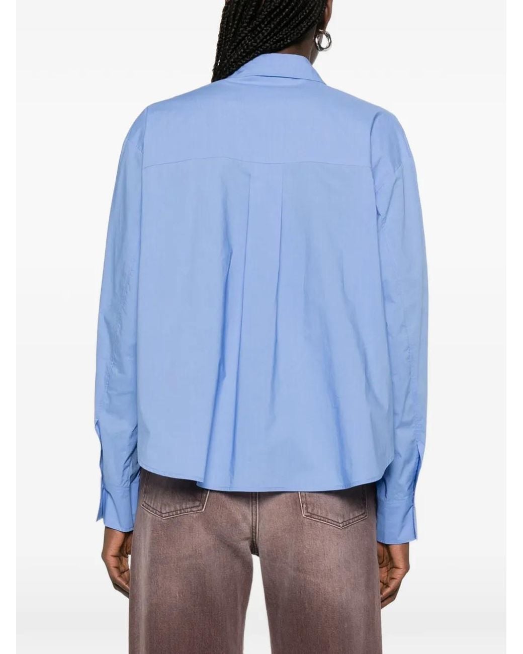 Forte_forte Blue Boxy-Fit Shirt