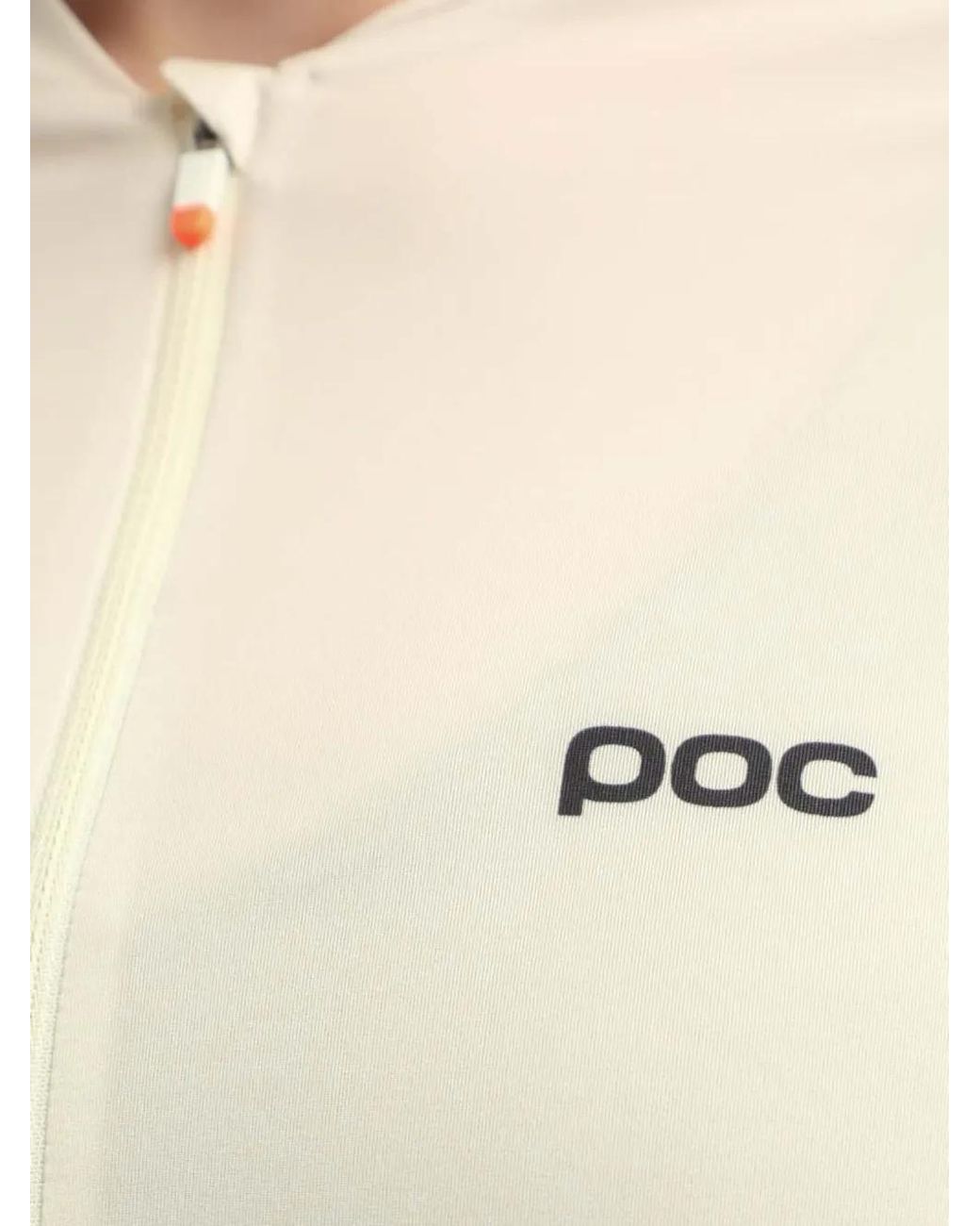 Poc White Zip Top