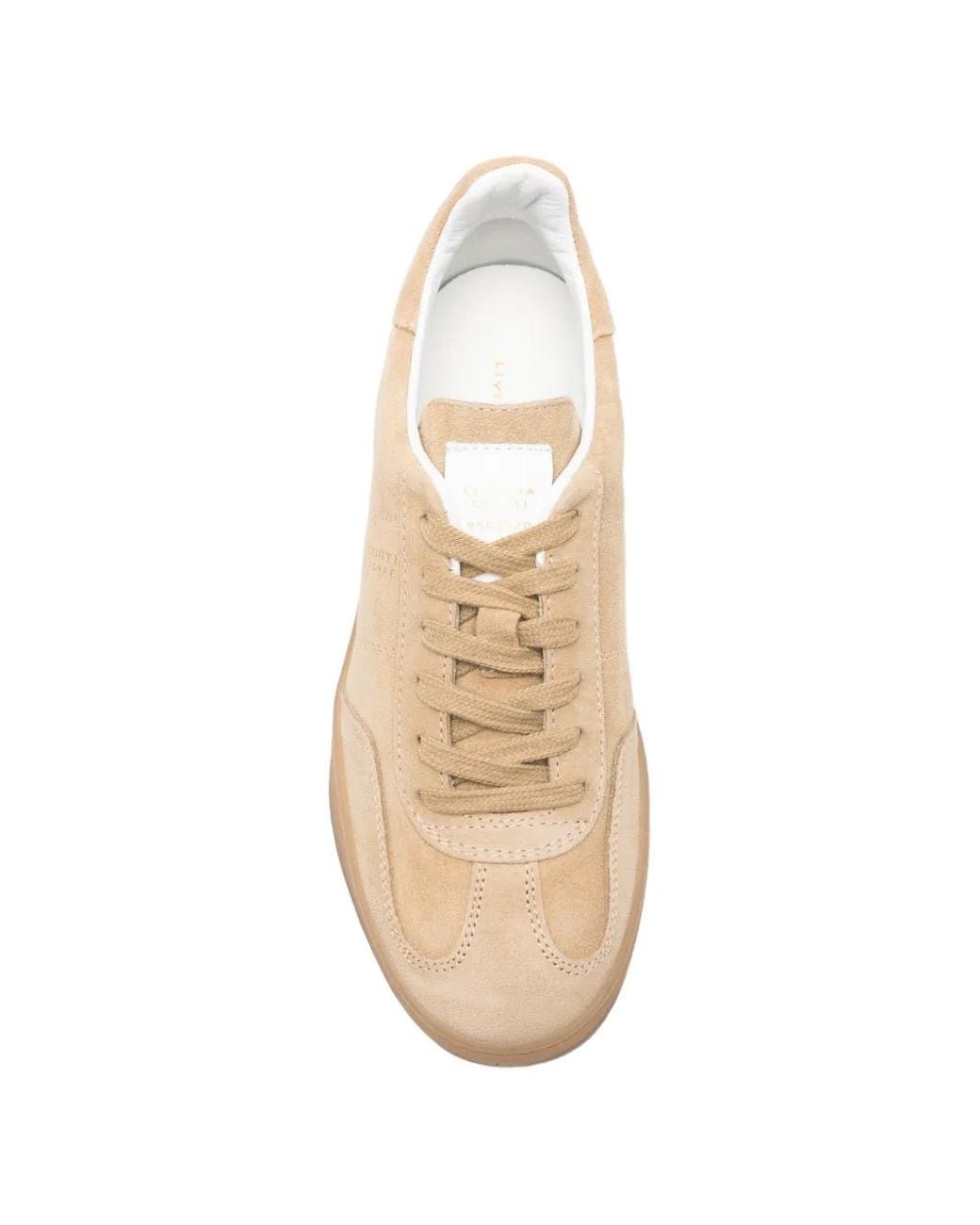 Liviana Conti Natural Logo-Print Sneakers