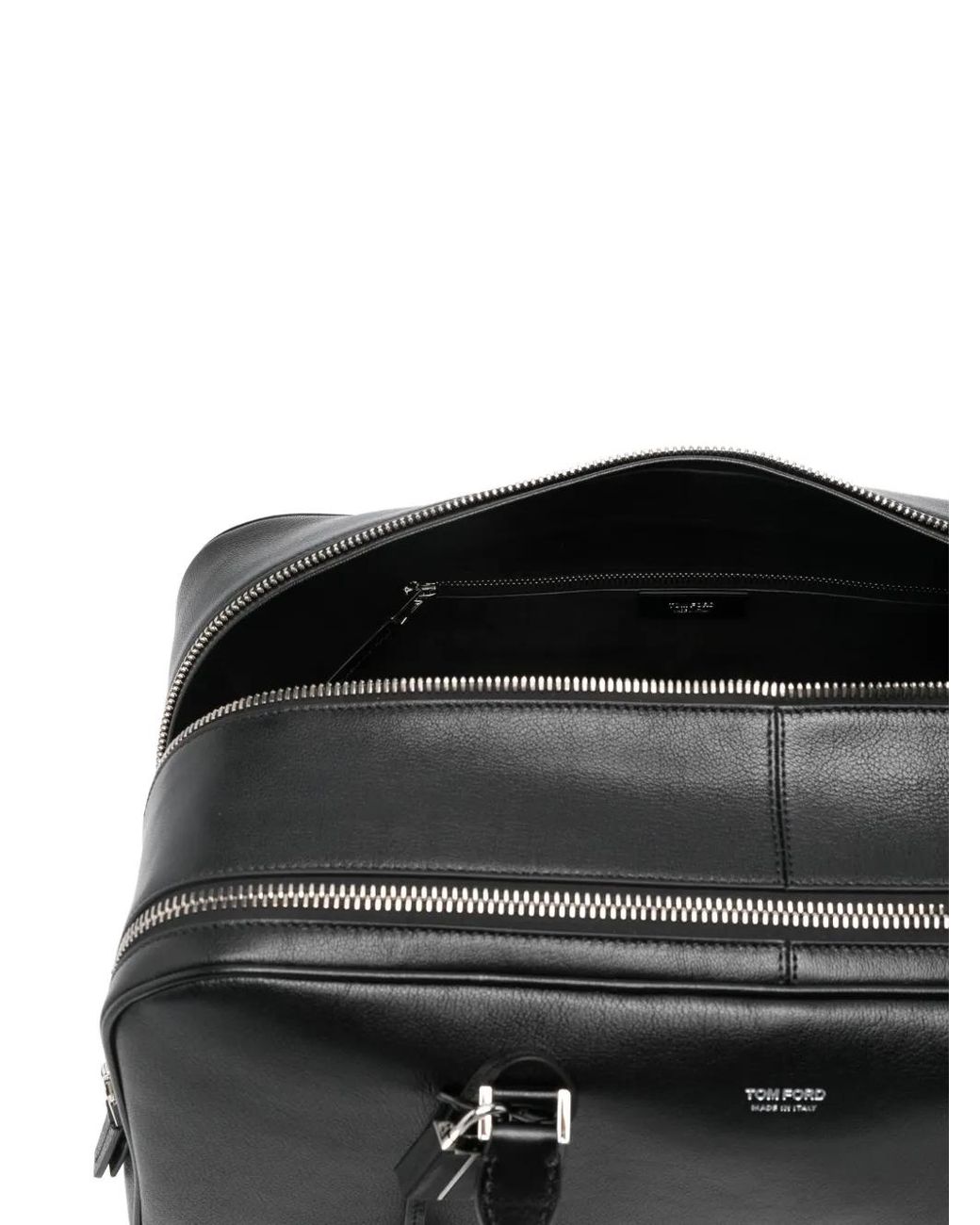 Borsa Bowling Con Doppia Zip di Tom Ford in Black da Uomo