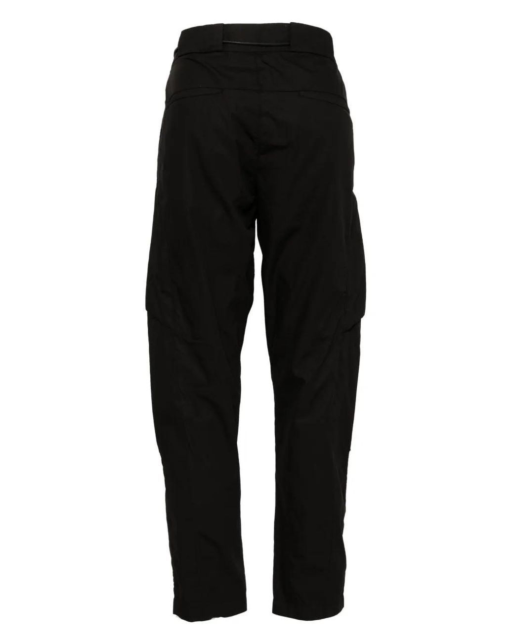 Transit Black Drawstring Tapered Trousers for men