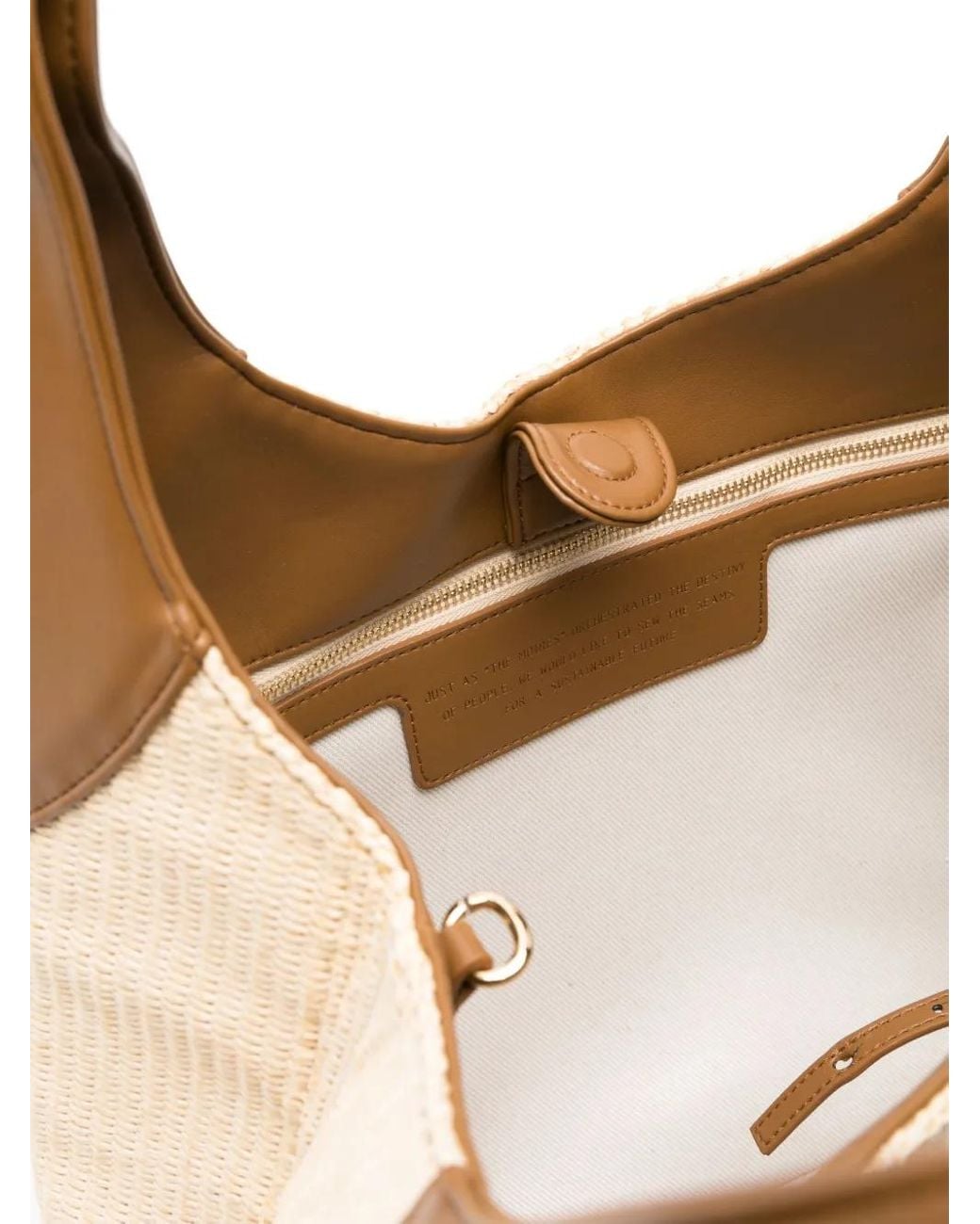 THEMOIRÈ Natural Ninfa Straw Shoulder Bag