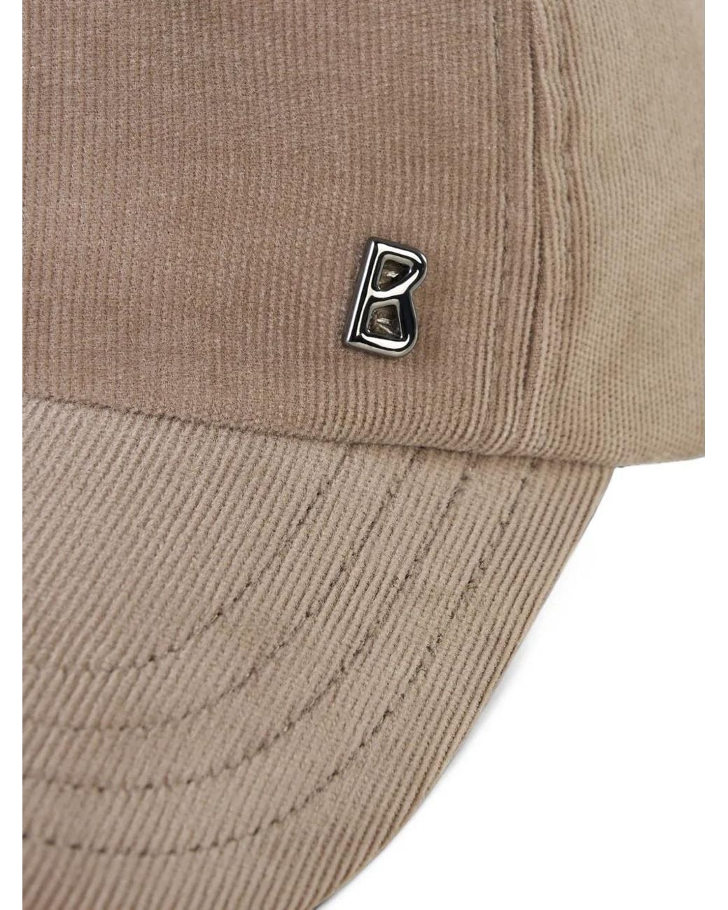 Bogner Gray Ralf Corduroy Baseball Cap for men