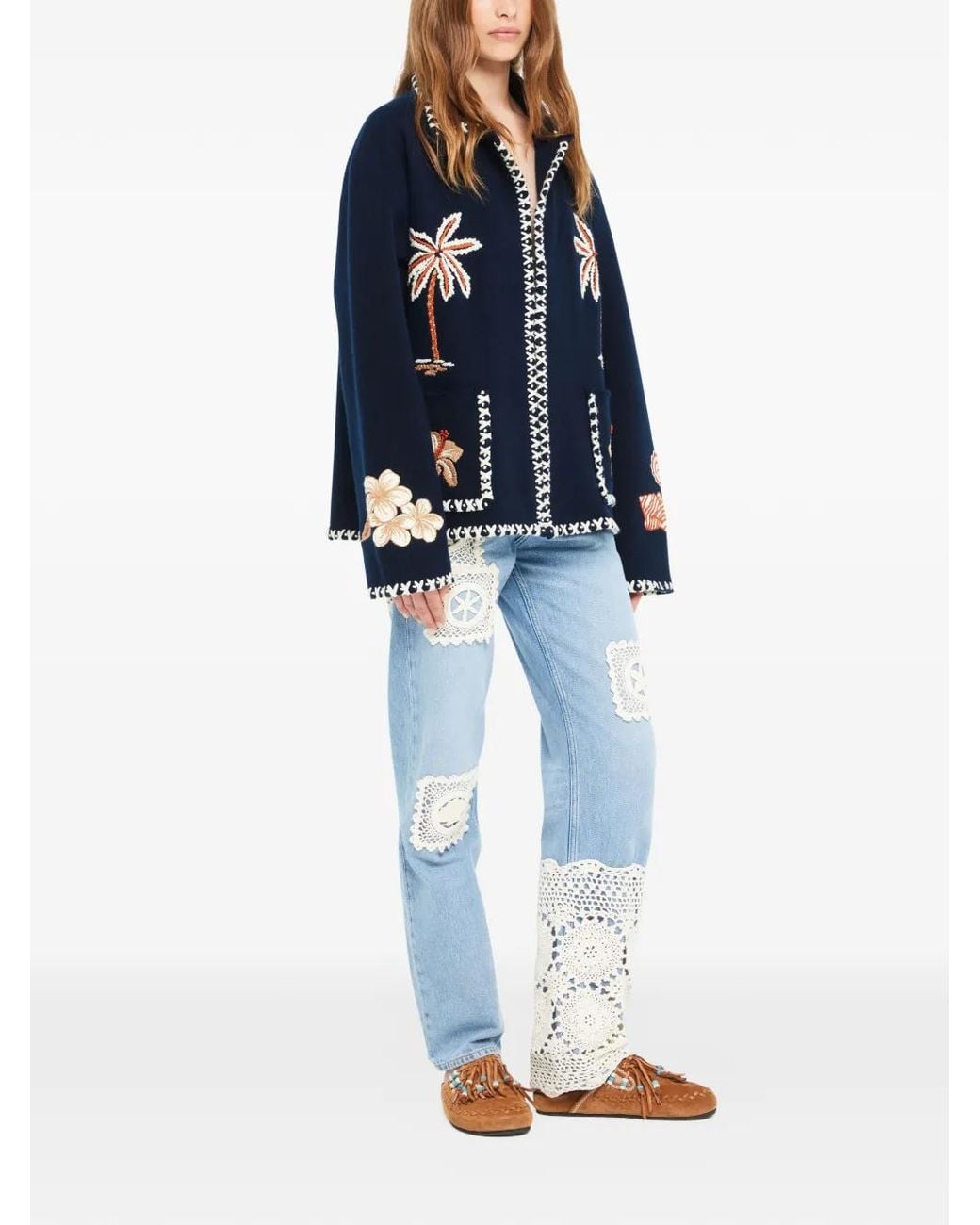 Alanui Jack Met Print in het Blue