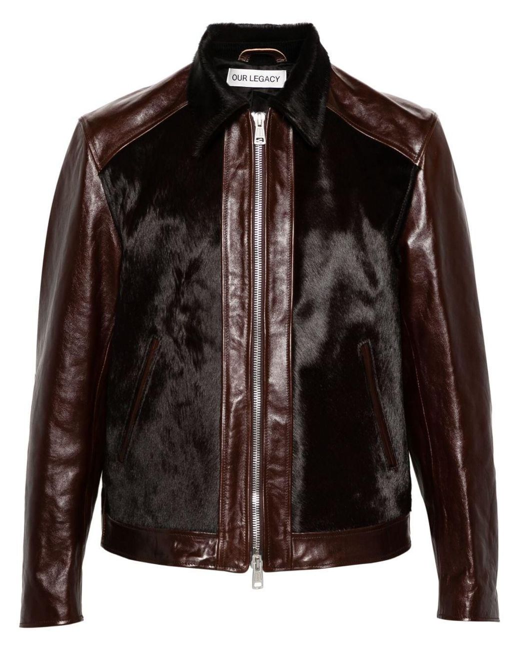 Our Legacy Andalou Leather Jacket in Black for Men | Lyst