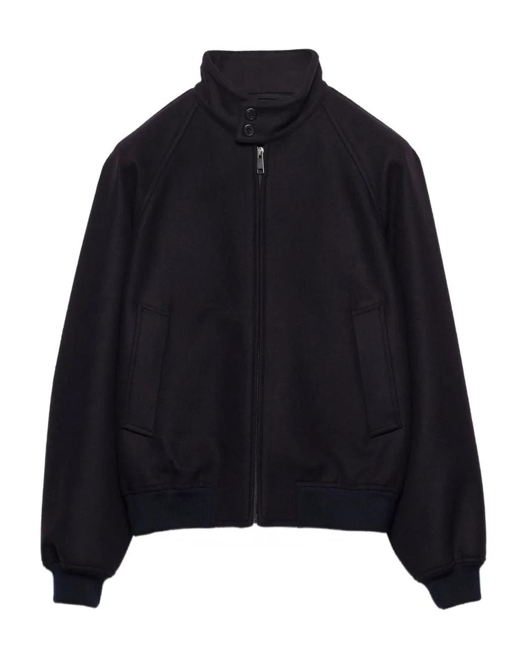 Prada Blue Wool-Cashmere Jacket for men