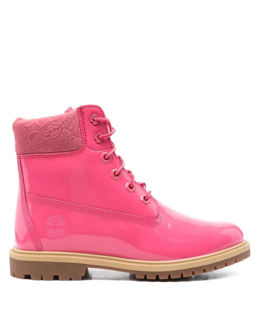 Stivali Stringati di Timberland in Pink