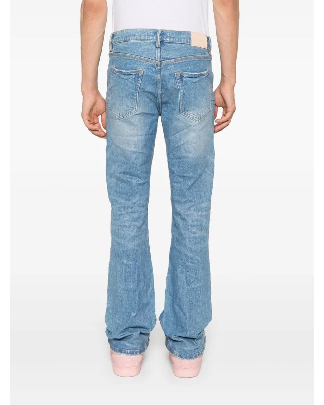 Purple Brand Blue P004 Bootcut Jeans for men