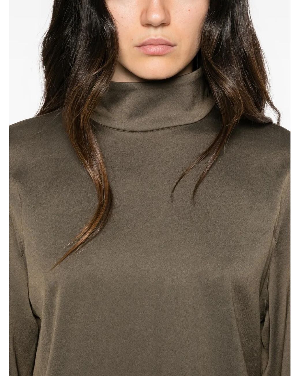 Drykorn Green Aletia High-Neck T-Shirt