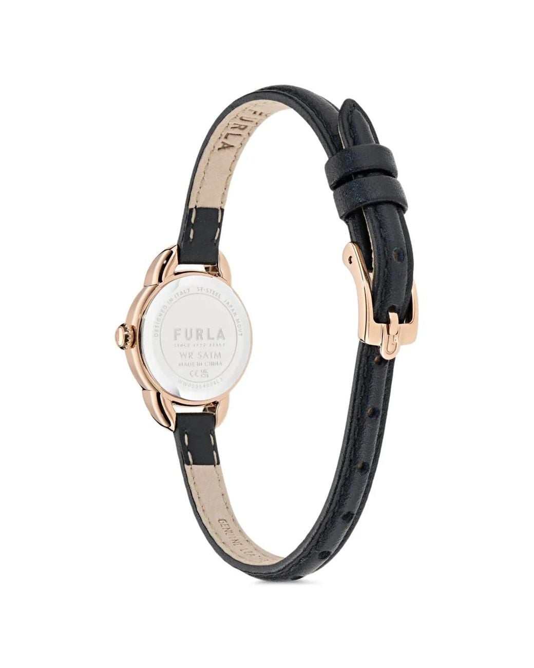 Furla Black Mini Shape 16Mm Watch
