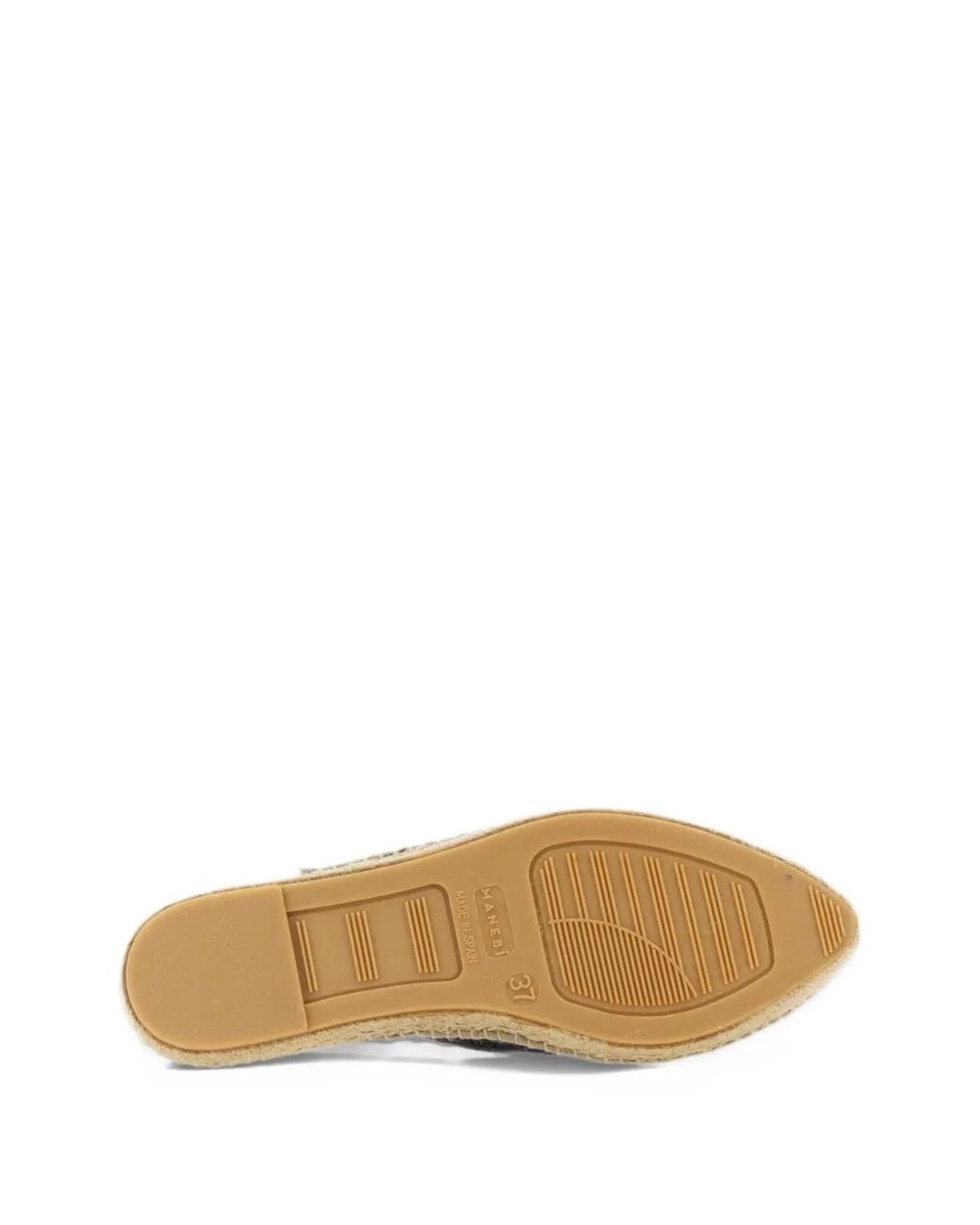 Manebí Black Hemp Espadrilles