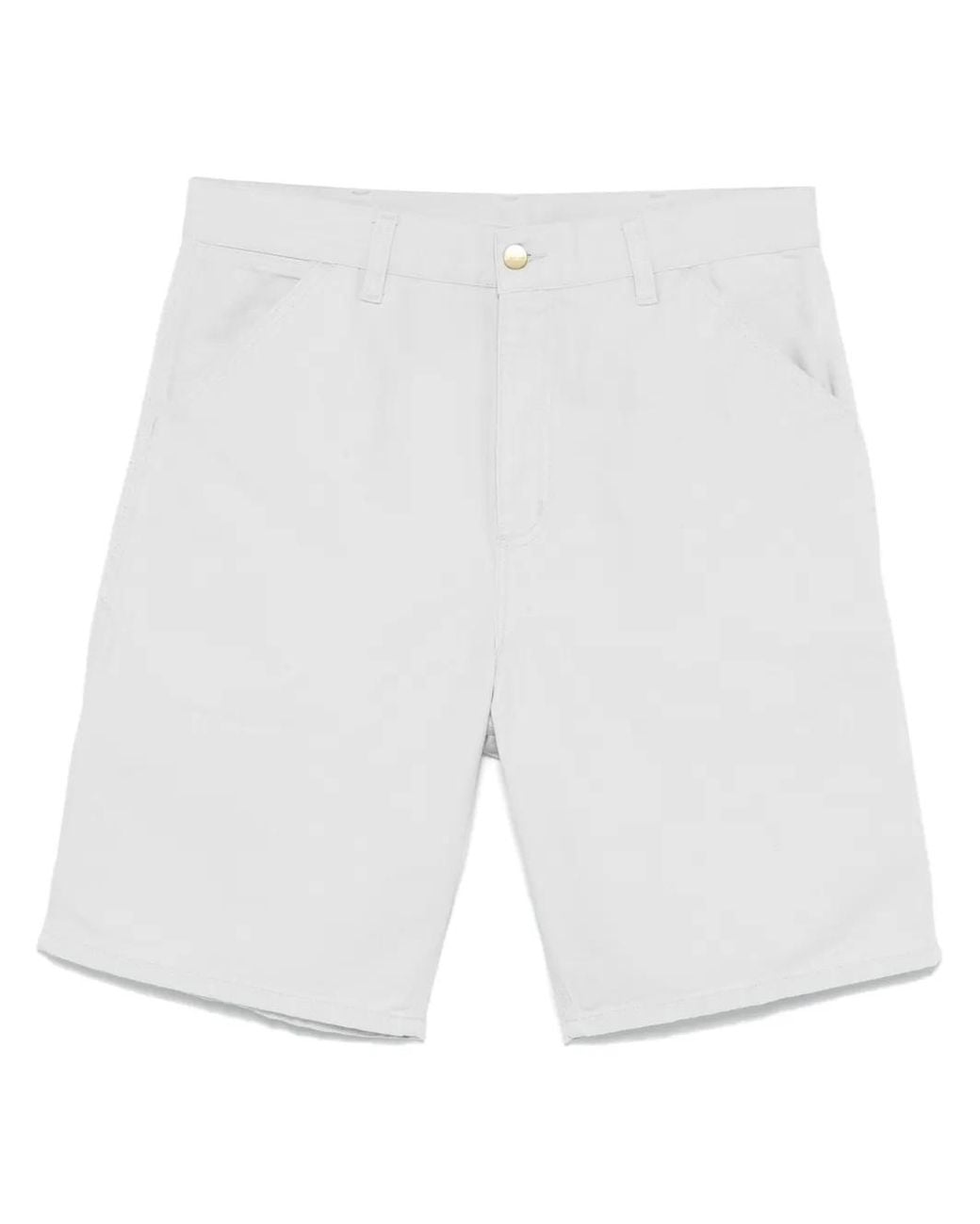 Carhartt White Single Knee Bermuda Shorts for men