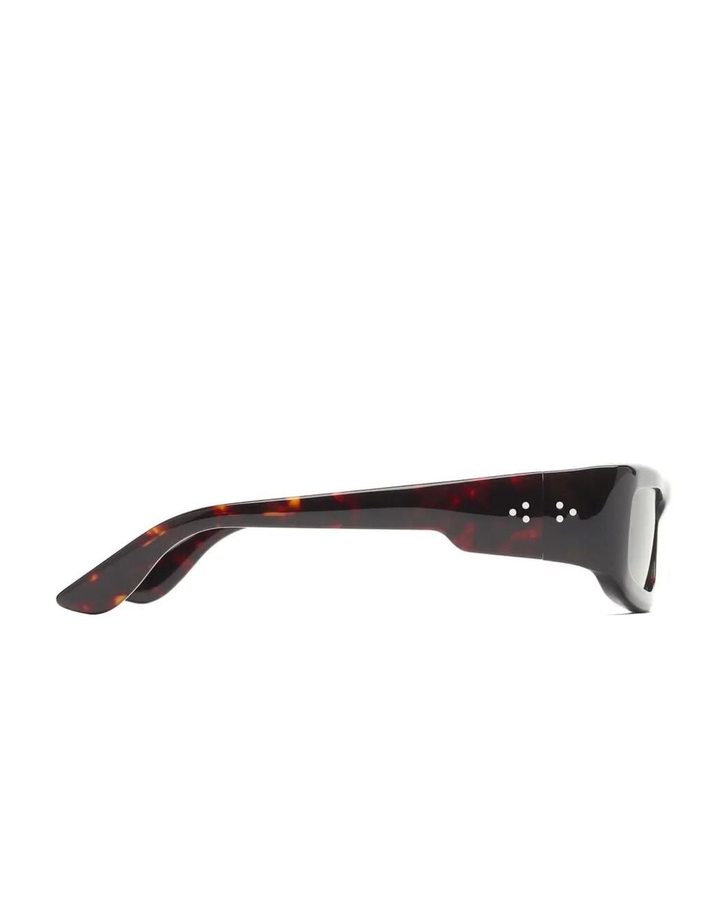 Port Tanger Gray Daryan Rectangle-Frame Sunglasses