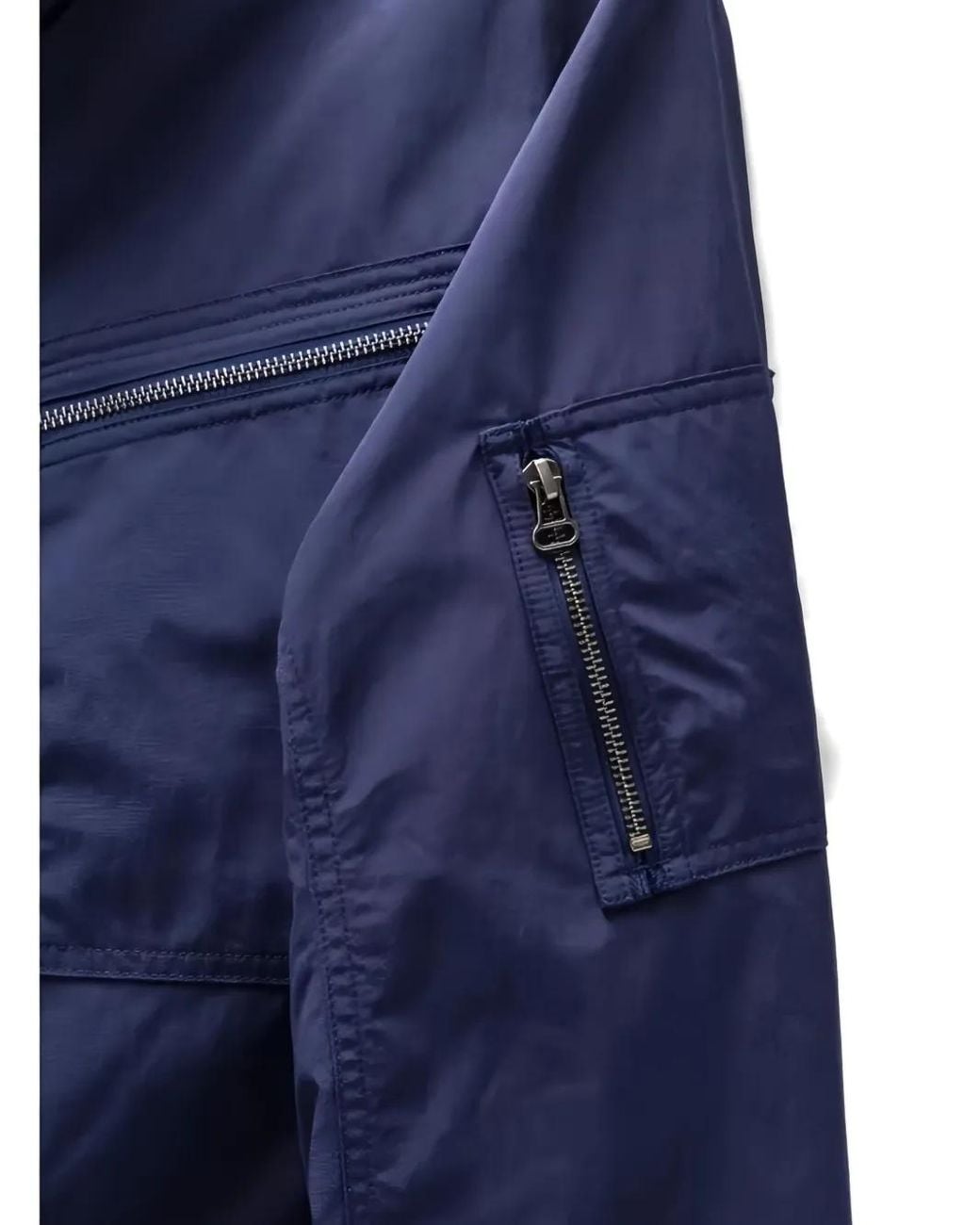 PUMA Blue Multi-Pocket Buttoned Coat for men
