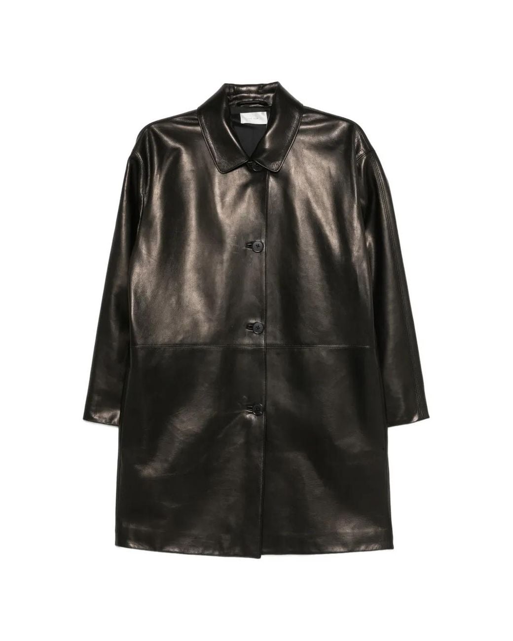 The Row Black Donata Coat