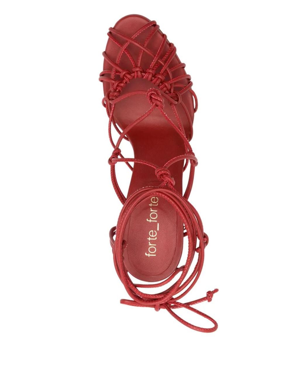Forte_forte Red 95Mm Slender-Heel Sandals