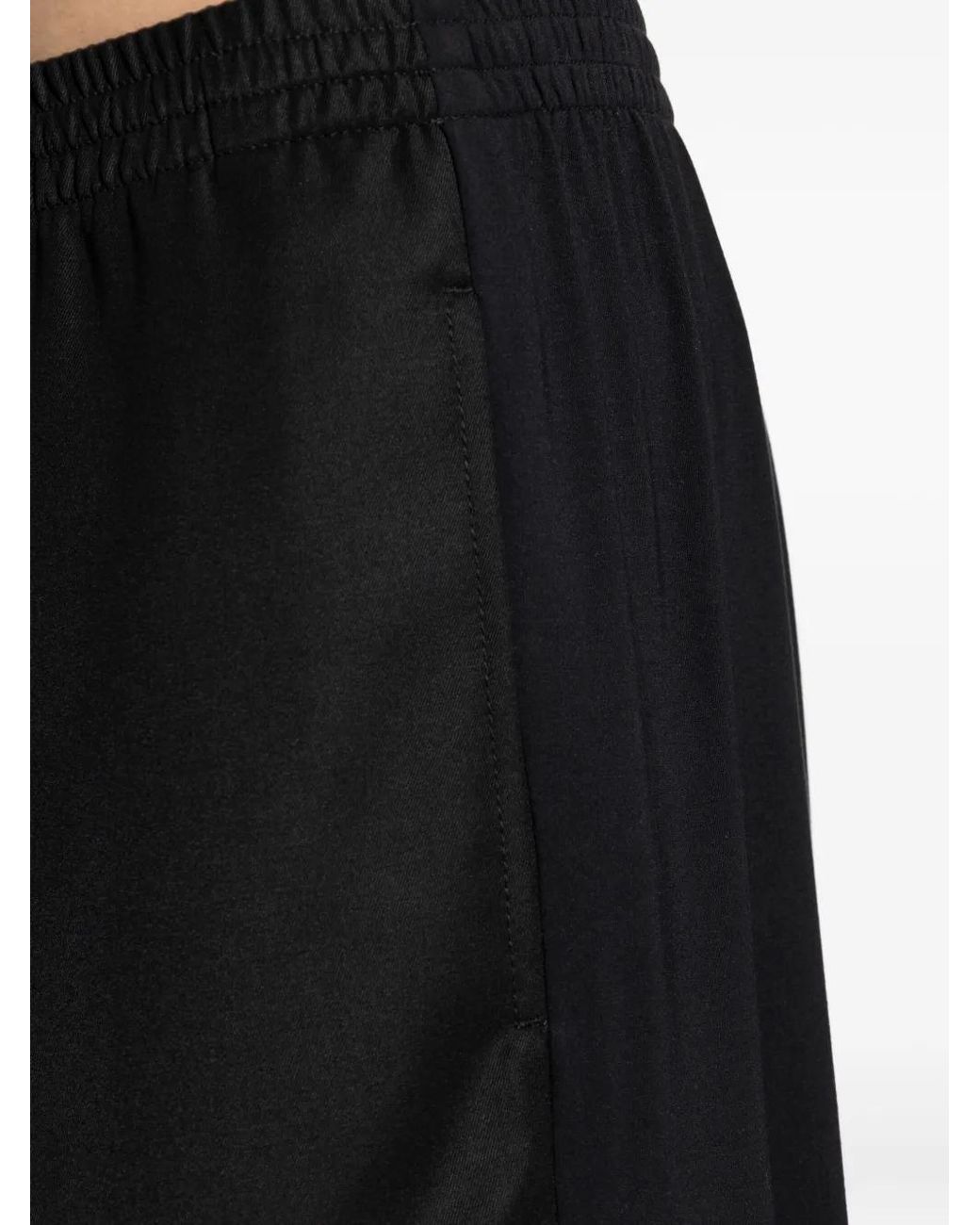 Balenciaga Black Wool Tailored Trousers for men