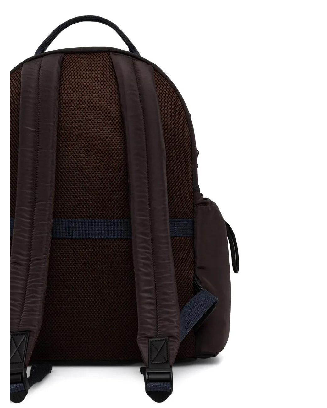 ARMANI EXCHANGE Black Logo Panelled Backpack for men