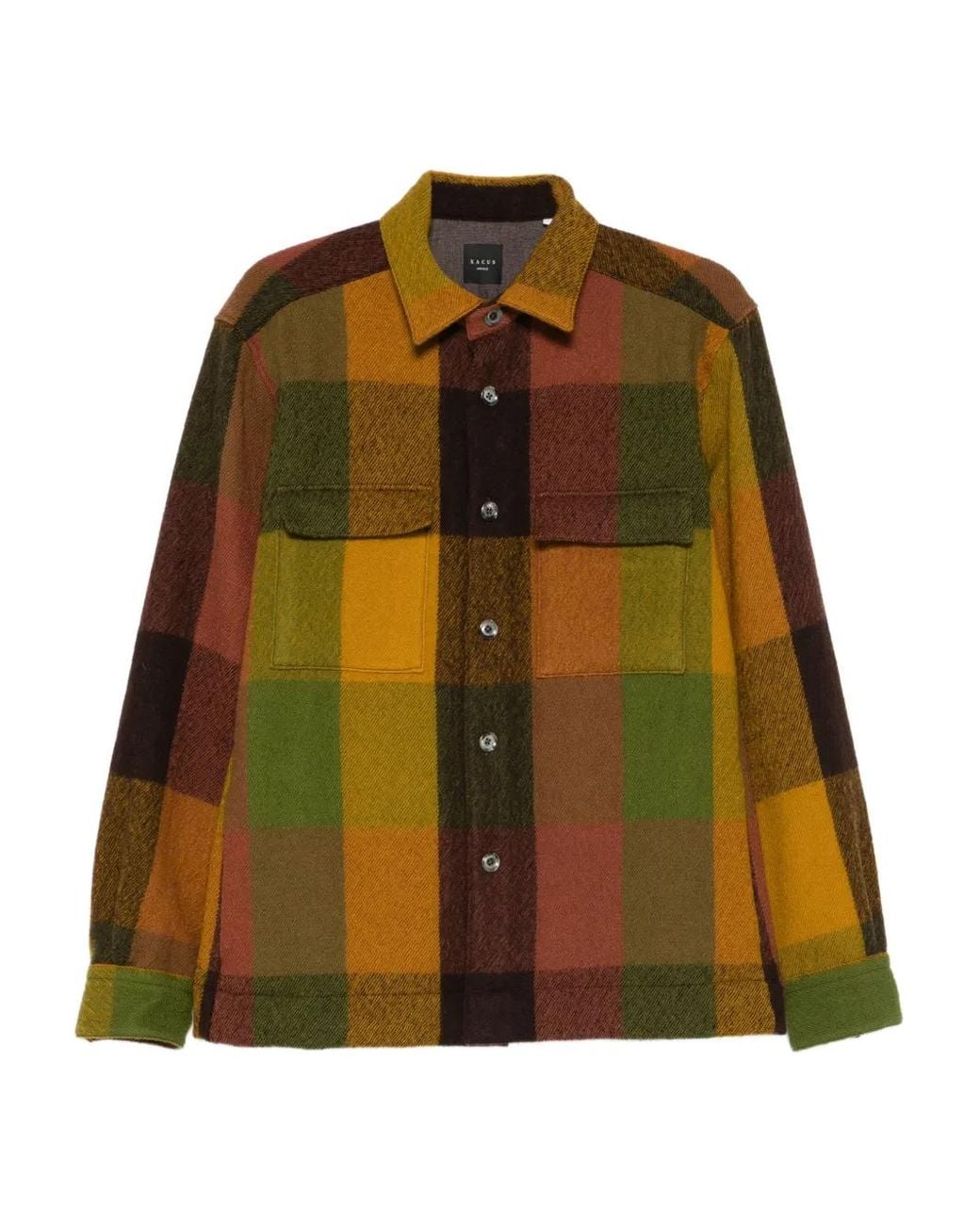 Xacus Green Check Pocket Jacket for men