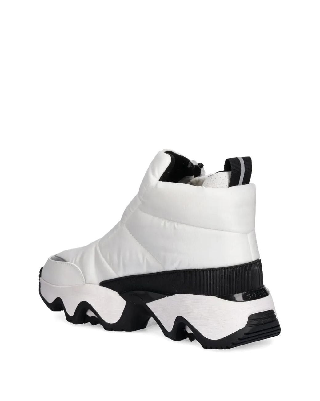 Sorel White Kinetic Impact Puffy Zip Waterproof Boot