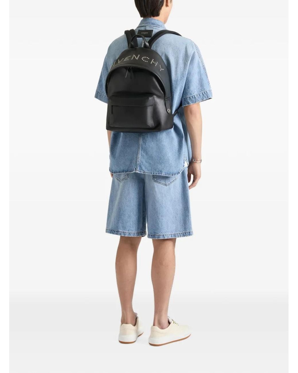 Givenchy Black Cargo Backpack for men