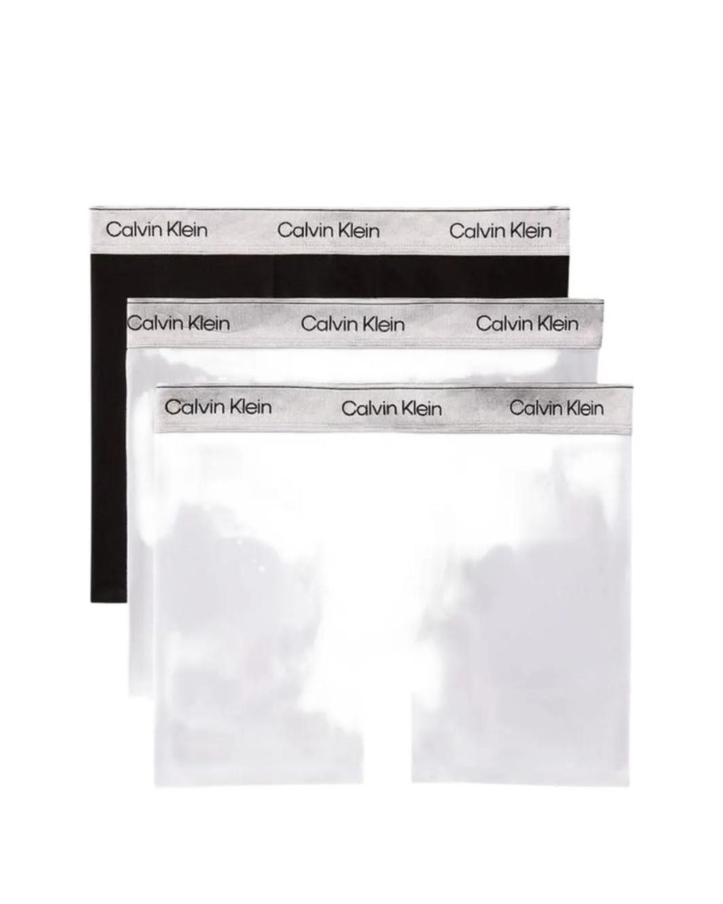 Calvin Klein White Logo-Waistband Cotton Boxers (Set Of Three) for men