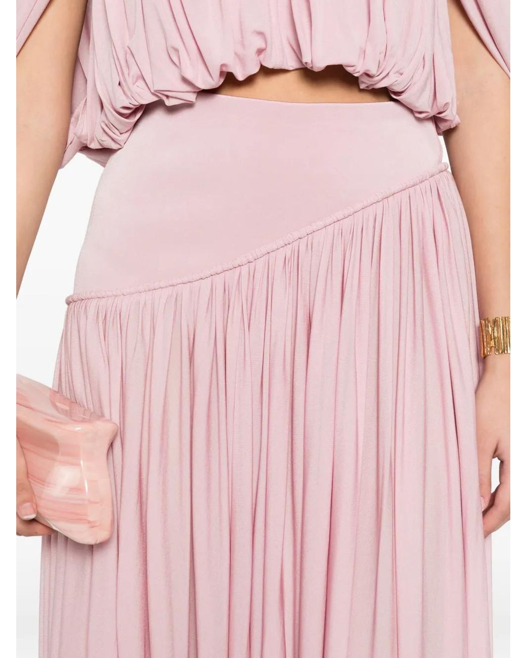 Zimmermann Pink Alchemy Asymmetric Skirt