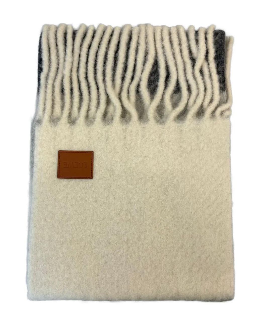Loewe Natural Schal Mit Fransen