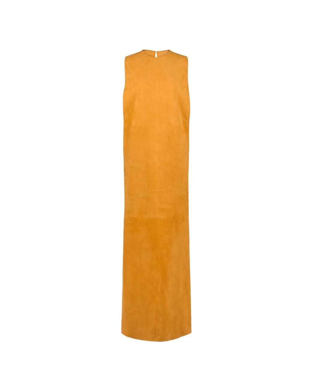Tod's Metallic Twisted Open-Back Leather Maxi Dress