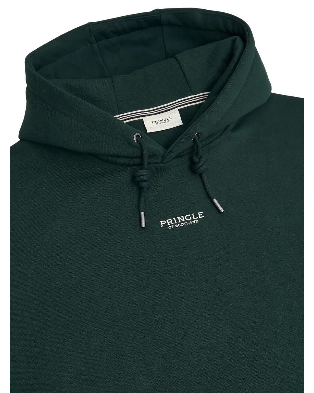Pringle of Scotland Green Hooded Jumper for men