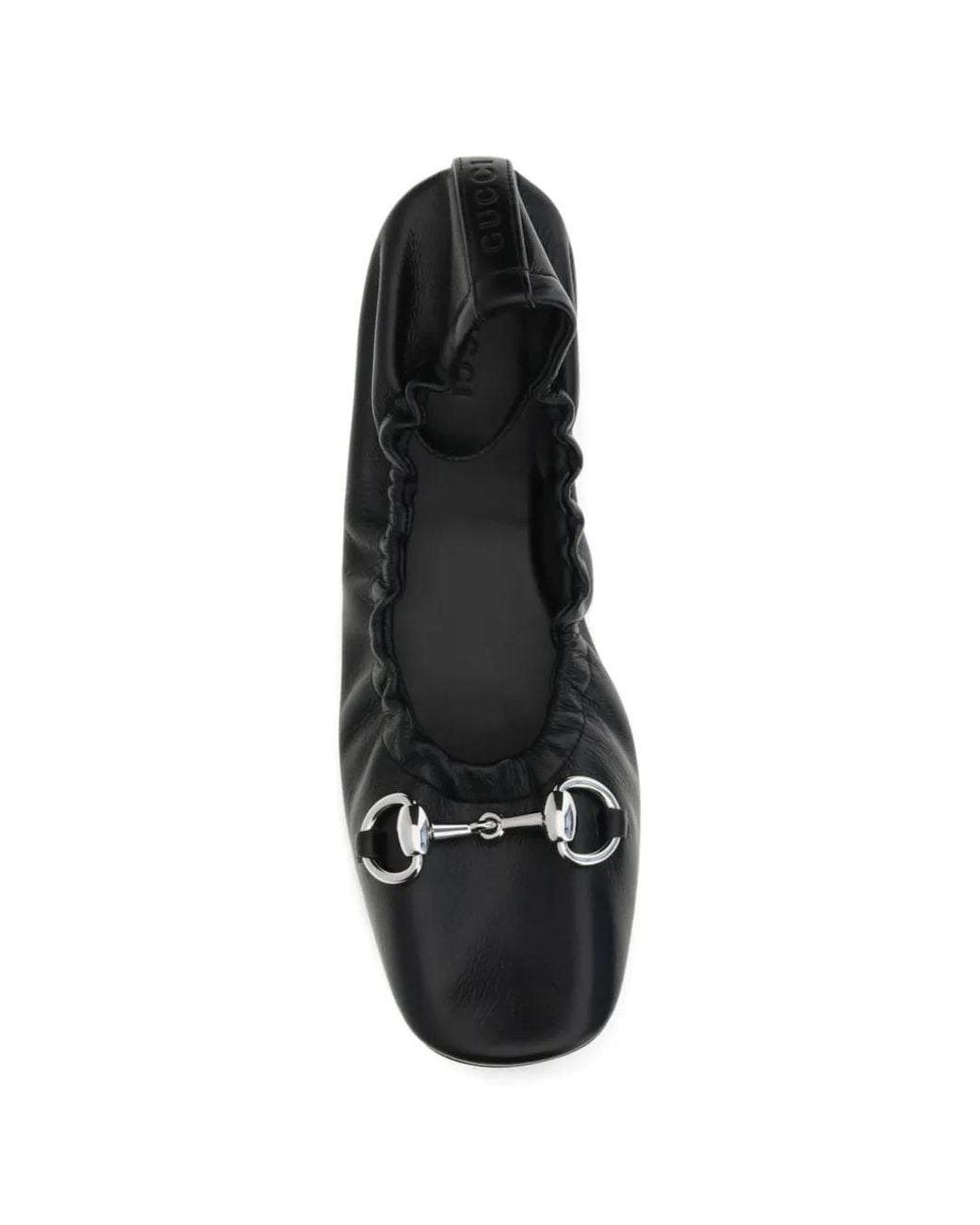 Gucci Black Prima Ballet Flat